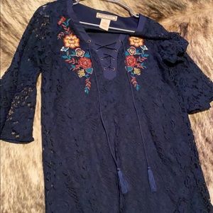 Blue Lace Dress